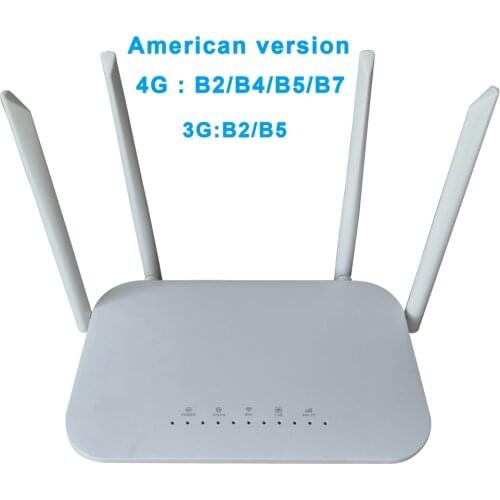 LTE CPE 4G wifi router SIM card Hotspot CAT4 32 users RJ45 WAN LAN wireless modem kuwifi