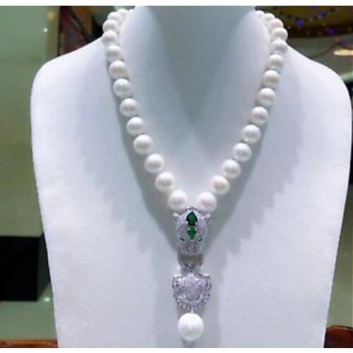 New design Charming 11-12 mm white pearl necklace pendant