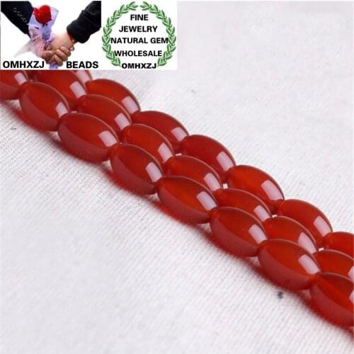 OMHXZJ Wholesale ZB241 4*6 8*10 10*14mm DIY Bracelet Necklace Jewelry Accessories Components Natural Stone Fine Agate Seed Beads