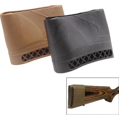 Hunting Rifle Rubber Recoil Pad Tactical Shotgun Slip-On Buttstock Extension Protector Rubber Gun Butt Accessories