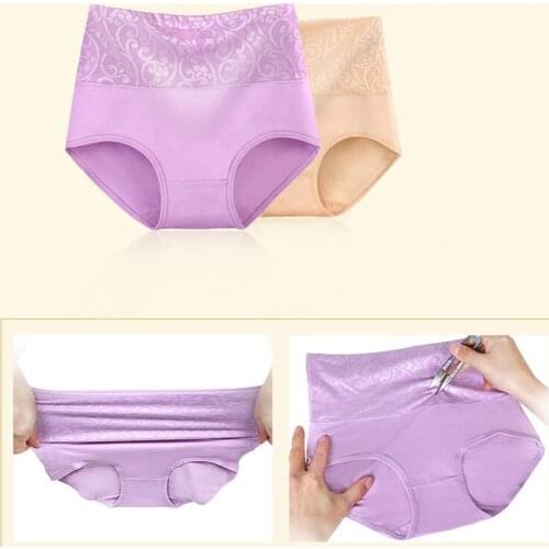 Sexy Lingerie Female Printing Underpants Fashion High Waist Women Panties Plus Size L-XXL Sexy Women Underwear Cotton Briefs