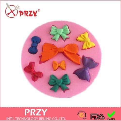 Butterfly Bow Modelling Chocolate Silicone Mold Fondant Cake Decoration Tools Mold Candy Mold Moulds Rubber PRZY 001