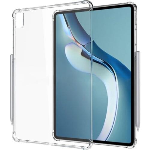 Silicon Case For Huawei MatePad Pro 12.6'' (2021) WGR-W09 WGR-W19 WGR-AN19 Transparent Case Soft TPU Back Tablet Cover