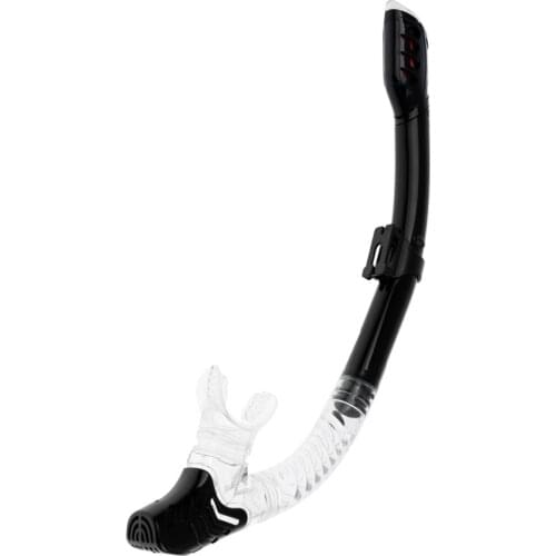 Dry Snorkel With Comfortable Silicone Mouthpiece Scuba Diving