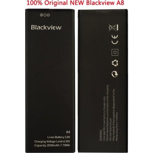 100% Original Blackview A8 Battery 2050mAh Back Up Battery Replacement For Blackview A 8 Smart Phone Free Shipping-In Stock