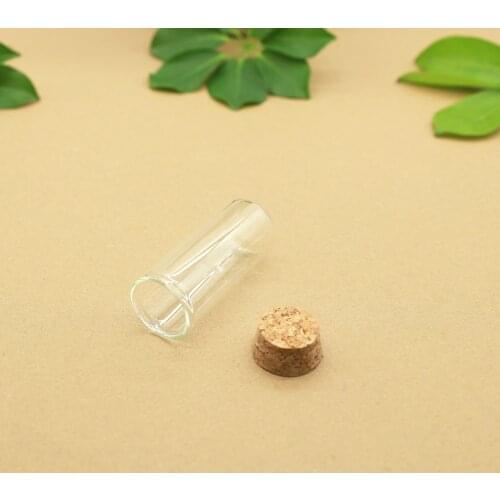 50 pcs/lot 30*70mm 30ml Corks Glass Bottle Stopper Spicy Storage Vial Small Bottle Container Mini Glass Jars DIY Practical Craft