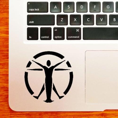 Abstract Trinity Symbol Laptop Sticker for MacBook Pro 16" Air Retina 11 12 13 15 inch Mac Book M1 Notebook Skin Trackpad Decal