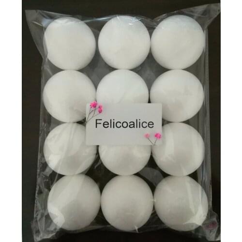 30 20 15 12 10cm 9cm 8cm 7cm White Foam Balls Home Decorations Ornaments DIY Christmas Tree Decorations Snowballs White Snowball