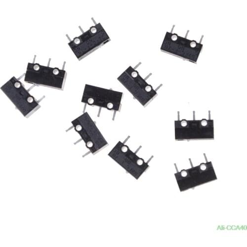 D2FC-F-7N Micro Switch For Mouse Replacement Substitute Tested 10 Pcs
