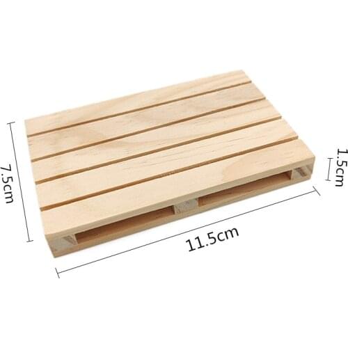 Mini Wooden Pallet Beverage Coasters for Hot and Cold Drinks Wood Pallet Coasters Flower Pot Cushion