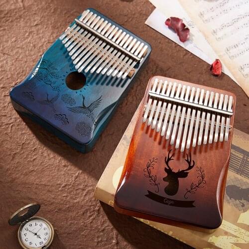 Kalimba 17 keys Rounded Edges integrated design thumb piano musical instrument africa kalimba machine 30key finger piano