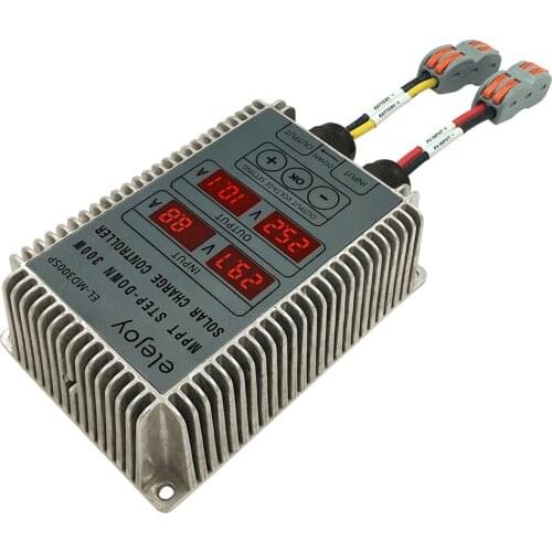 200/300/400W MPPT Step-down Real-time Tracking Solar Battery Recharging Controller LED Display 10~30V Output Voltage Dustproof
