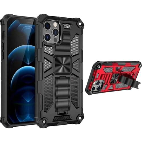 Magnetic Phone Case For iphone 12 11 Pro MAX Stand Back Cover For iphone X XS MAX 8 7 6 6S Plus SE 2020 Shockproof Holder Cases