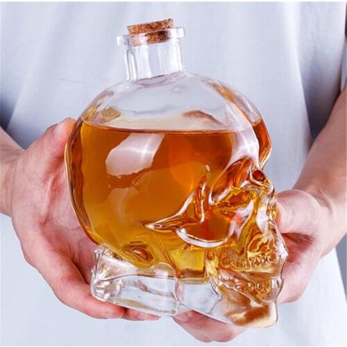 750ml Wineglass Skull Wine Bottle Wine Glass Champagne Glasses Set Whiskey Bar Whiskey Glasses Cocktail Glasses Whiskey Bottle