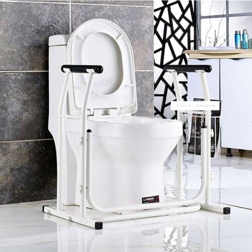 AM-7018 Solid Portable Toilet Safety Rails Bar Bathroom Toilet Safety Assist Frame Safety Aid Hand Rail For Elderly Disability