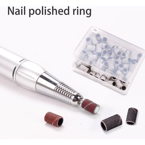 Nails Silver Holding Drill Bits Sanding Bands Manicure Nail Remover Sanding Caps Cutters Tools Pedicure Electric Mandrel Grip