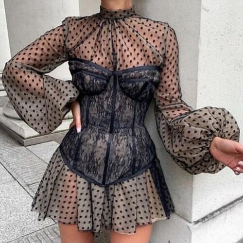 New Womens Sexy Lace Sheer Sleeveless Shirts Ladies Casual Mesh Blouse Tops body shapers shapewear butt lifter reductive strip
