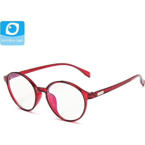Portable Optical Glasses Women Ultra Light Resin Anti Blue Light Blocking Lens Vision Care Computer Eyeglasses Men