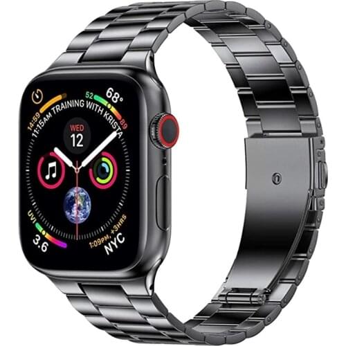 For Apple Watch strap 6 5 4 3 2 1SE stainless steel strap 38 mm 42 mm 40 mm 44 mm metal strap for iwatch series ultra-thin strap