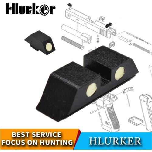 Tactical Hunting Airsoft Pistol Handgun Glock Accessories Glock 17 43 34 Steel Glow In The Dark Night Sights Front Rear Sights