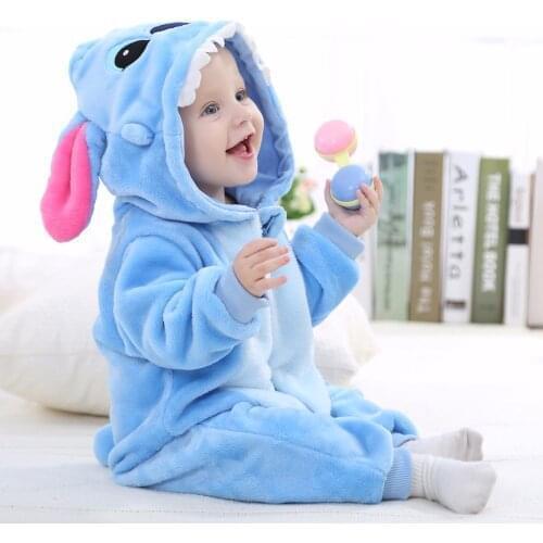 Winter Kigurumi Newborn Baby Clothes Child Halloween Cosplay Costumes Boys Rompers Kids Panda Costume For Girl Infant Jumpsuit
