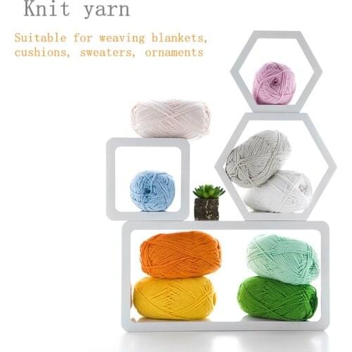 100g Milk Cotton Wool Yarn Hand Knitting DIY Doll Blanket Baby Sweater Crochet Wool Soft Cotton Yarn for Crocheting