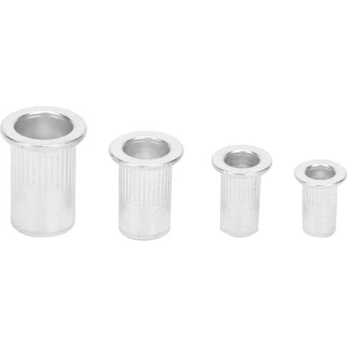 100Pcs M4/M5/M6/M8 Blind Riveting Nuts Set Aluminum Rivet Nut Hardware Accessories
