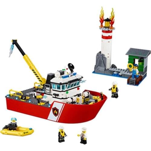 10830 City Series Assembled Building Block Toys Educational Toys 60109 Christmas Gifts