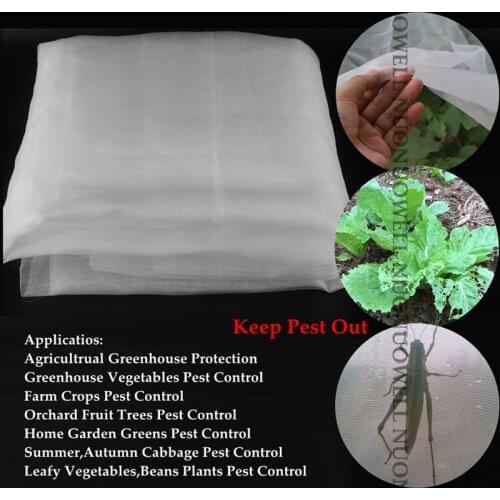 5m/Lot 100Mesh Insect Net Garden Vegetable Protection Care Cover Fruit Tree Insect Control Nets Protection Anti Bird Netting