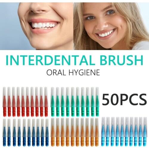 60pcs Toothpick Teeth Brush Oral Care Tool Interdental Brush Dental Floss Teeth Oral Clean Hygiene Toothpick Tools
