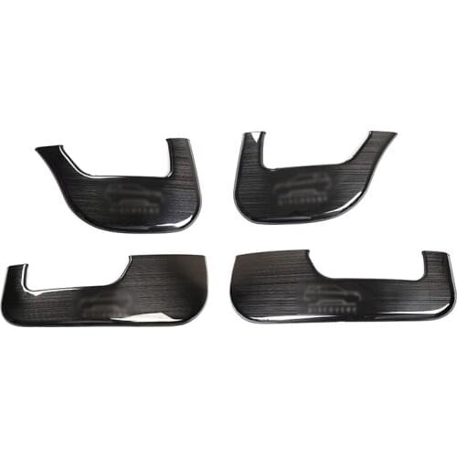 Car Accessories Interior Door Anti Kick Cover For Land Rover Discovery Sport 2020 Door Kick Protection Board Black Brushed 4Pcs