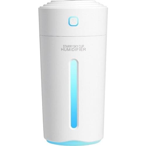 Car Humidifier USB 280ML Mini Humidifier And Diffusers 7 Colors LED Light Air Refresher Essential Oils For Car Office Bedroom