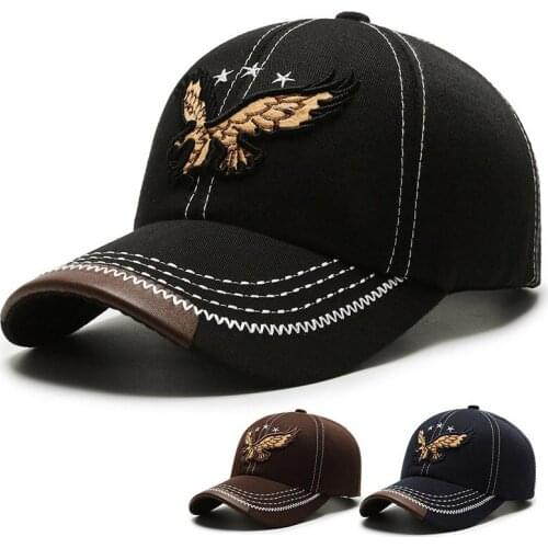 2021 New Mens Womens Baseball Cap Personality Spring Autumn Summer Outing Outdoor Sports Sunscreen Embroidery Eagle Hat Gift