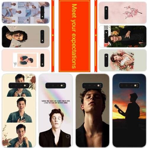 Soft Case For Samsung Galaxy S21 S20 S11 S10 S9 S8 Plus Cover S7 Edge S10e Ultra Shawn Mendes pink
