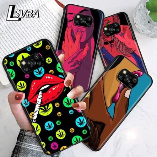 Sexy Lips Hot Girl For Xiaomi Poco C3 M3 M2 X3 NFC X2 F2 Pro F1 Mi Play Mix 3 A2 Lite A1 6 5 Phone Case