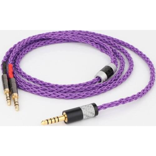 4.4mm To 2*3.5mm Headphone Cables for Sundara Aventho Focal Elegia t1 t5p D7200 D600 D7100MDR-Z7