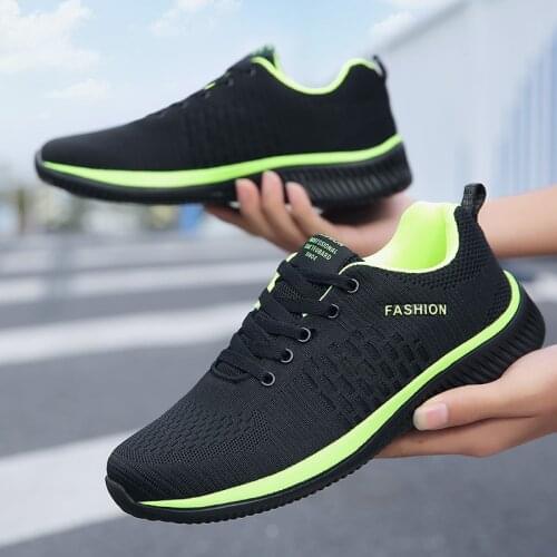 Big Size Men Shoes 2021 Fashion Mesh Breathable Vulcanized Sneakers Comfortable Shoes Male Lightweight Tenis Masculino Zapatos