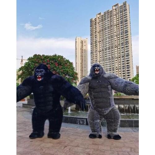 Inflatable Gorilla Costume Performance Jumpsuit Cosplay Dress Dance Stage Prop