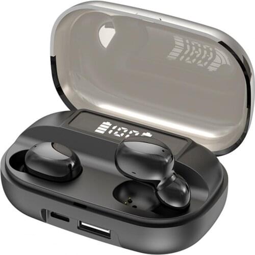 TWS Bluetooth 5.0 LED Waterproof 9D Stereo Wireless Earphone Earbuds Sports Headsets