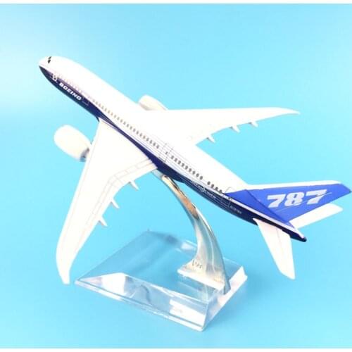 Original model Boeing 787 Airlines Aeroplane model B787 airplane 16CM Metal alloy diecast 1:400 airplane model toys Collectible
