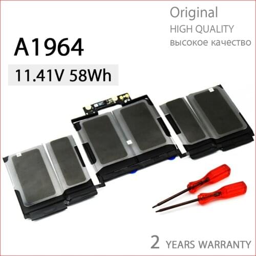 Genuine new A1964 Laptop Battery for Apple MacBook Pro A1989 13" 2018-2019 EMC3214 EMC3358 020-02497 MR9Q2LL/A original batteria