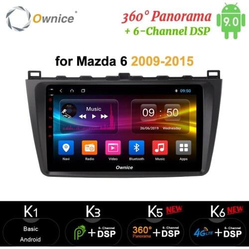 Ownice DSP carplay Octa Core 2GB RAM 32G ROM Android car dvd 10.0 gps For Mazda 6 Summit 2009 - 2015 wifi 4G LTE Radio DAB+ DVR