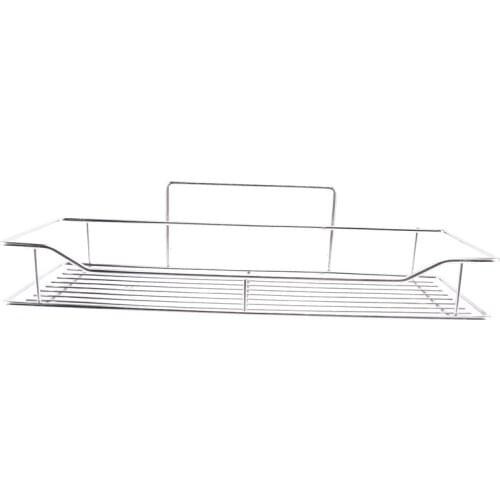 Stainless Steel Bathroom Storage Shelf Punch-Free Kitchen Bathroom Toilet Wall Hanging Storage Rack Large
