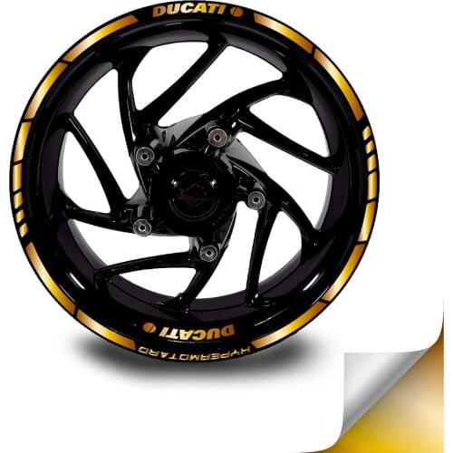 Full set stickers tire for DUCATI HYPERMOTARD ADESHIVOS LOGOS + brand both sides