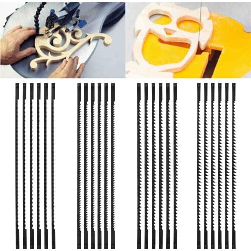 24pcs Carbon Steel Scroll Saw Blade 10/14/18/24 Teeth Saw Blade Hand DIY Multifunctional Woodworking Power Tool Accessories