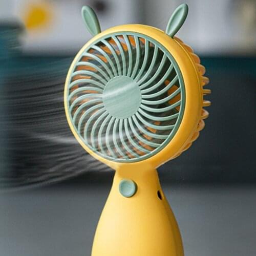 HandHeld Fan Outdoor Cooling Portable Mini Fan USB Rechargeable, Travel Office Personal Fan Cute Animal Multiple Colors