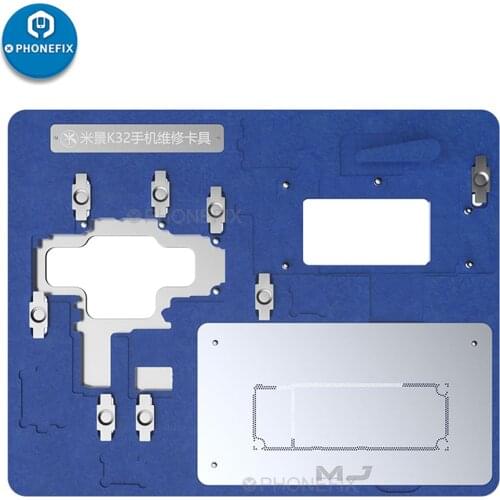 MJ K32 Mobile Phone Maintenance Fixture for iPhone 11/11Pro/11ProMax PCB IC Chip Motherboard Jig Board Holder for Soldering
