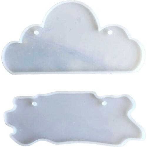 Crystal Epoxy Resin Mold Doorplate Door Signs Casting Silicone Mould DIY Plate Hanging Tags Crafts Making Tools W0YA