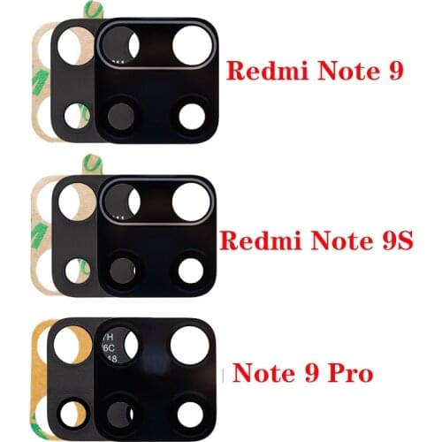 For Xiaomi Redmi Note 9 Note 9S Note 9 Pro original New back rear camera glass lens glass
