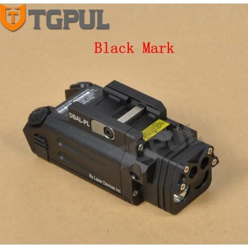 TGPUL Tactical Hunting Flashlight DBAL-PL LED Weaponlight With Red Laser and IR Light Constant and Strobe Output Night Lighting